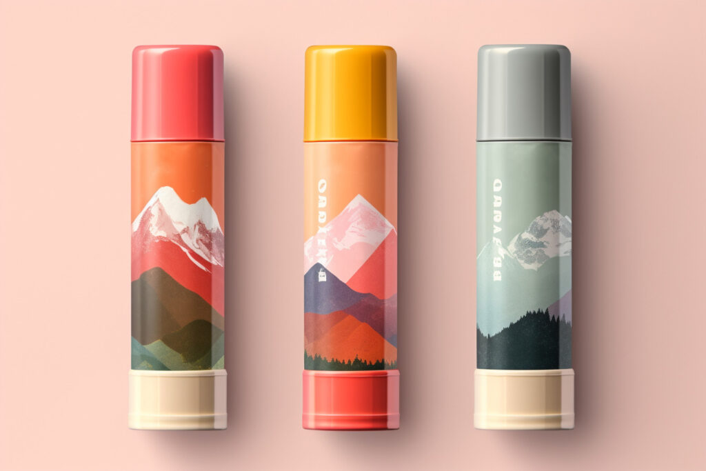 Three Lip Balms