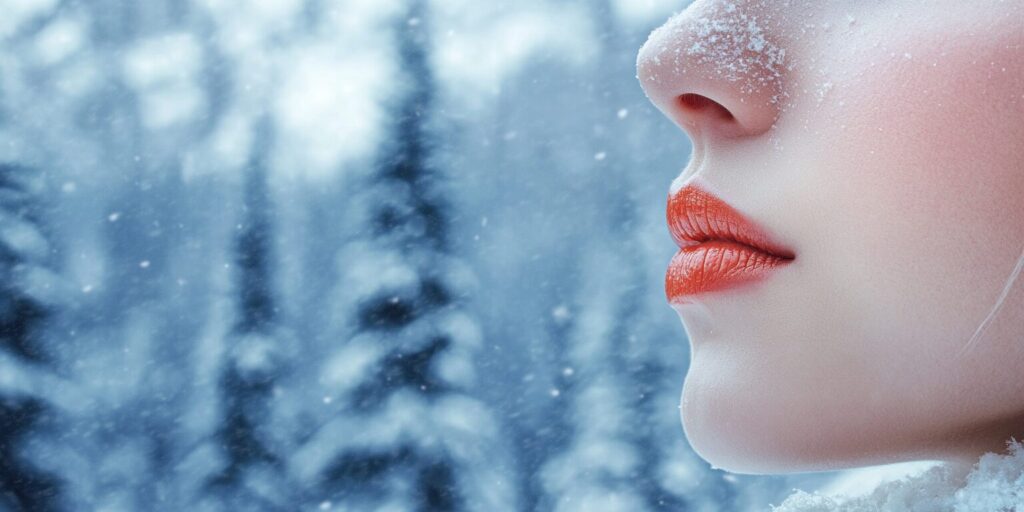 A Woman With Dry Lips in Colorado