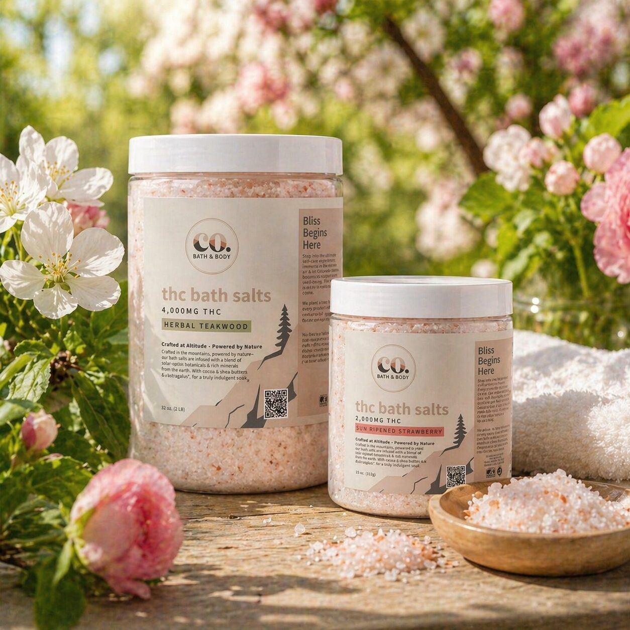 Handmade THC Bath Salts